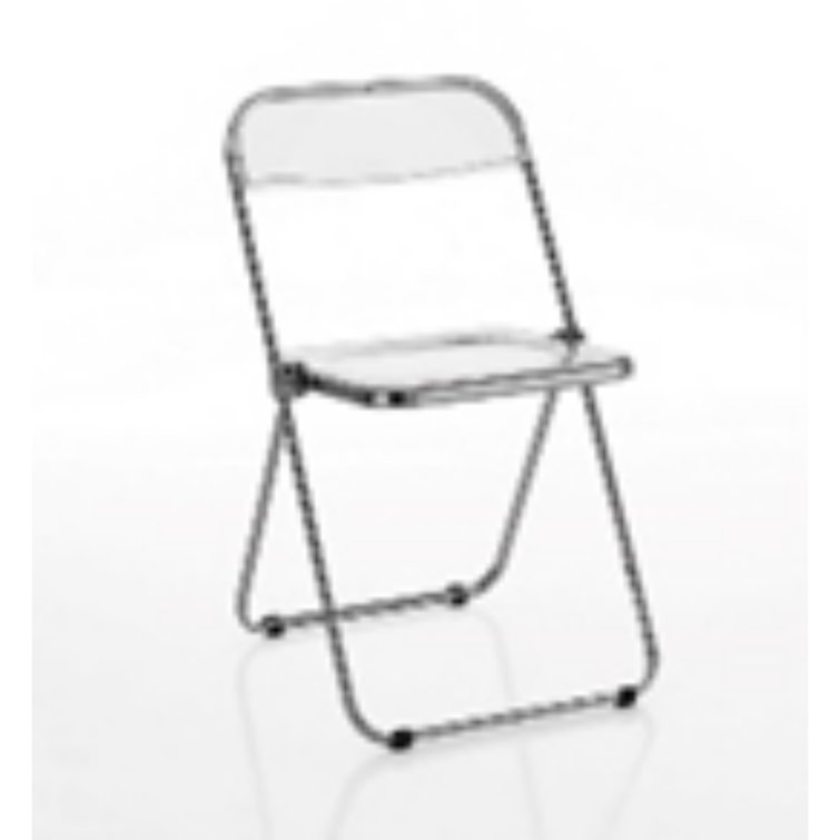 Inbox Zero Sekka Steel Folding Chair Wayfair.co.uk
